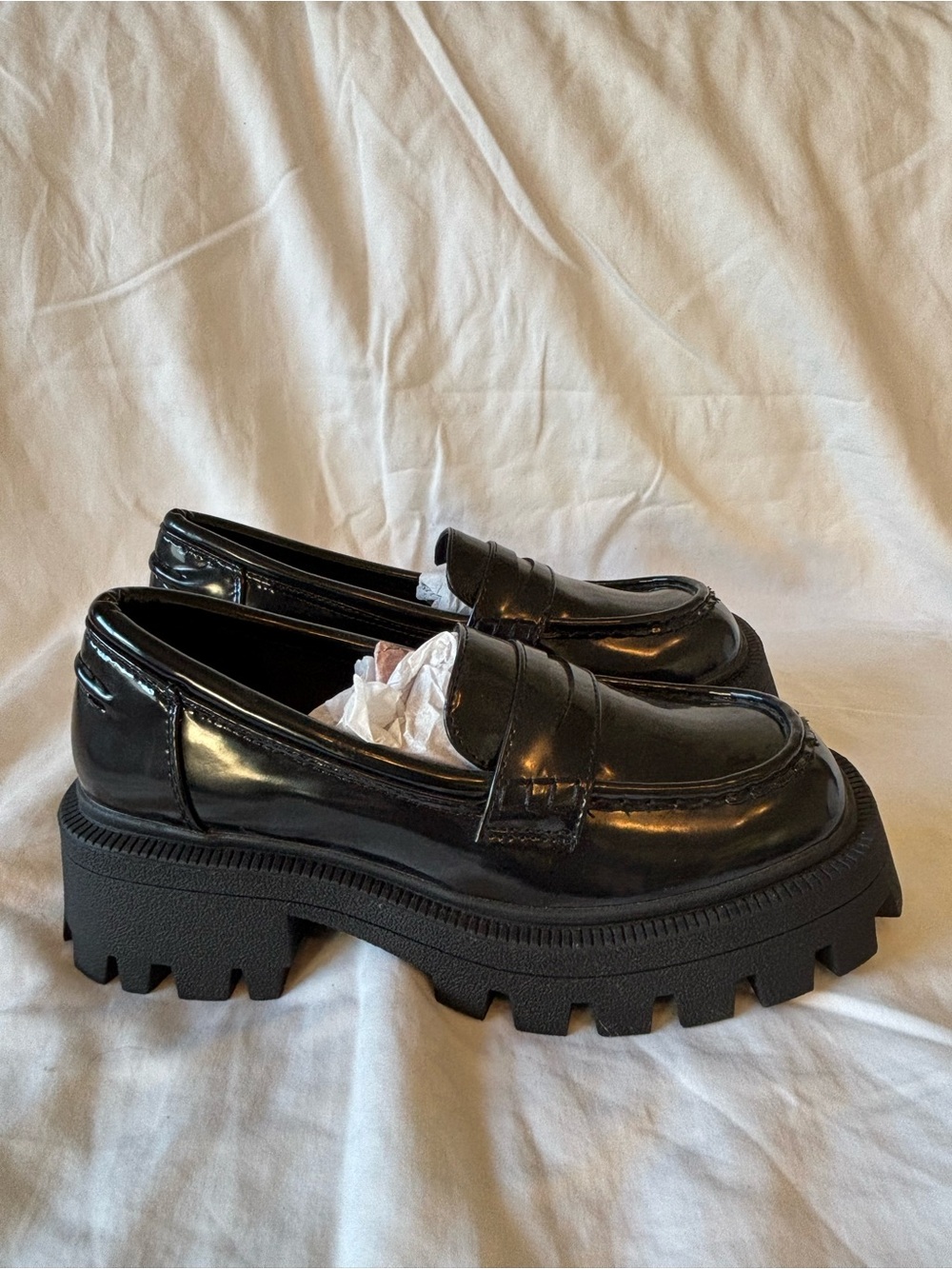 ASOS Black Chunky Loafers